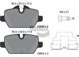 Set Pastiglie Freno Bendix Braking BPD1200, Freno A Disco Oe 1288889 Compatibile Con Serie 1 E81, Serie 1 E87, Serie 1 E82, Serie 3 E90, Serie 3 E92