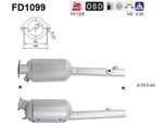 As FD1099 Filtro Antiparticolato/Filtro Antiparticolato, Impianto Di Scarico Oe 200100056R Compatibile Con Laguna