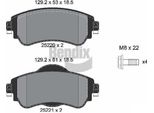 Bendix Braking BPD1189 Set Di Pastiglie Freno, Freno A Disco Oe 1617273280 Compatibile Con C4, DS4