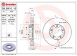 Brembo 09.B410.10 Disco Freno Oe 40206MB600 Compatibile Con Cabstar, NT400