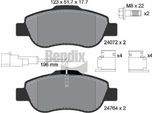 Bendix Braking BPD1465 Set Di Pastiglie Freno, Freno A Disco Oe 77365817 Compatibile Con Ka