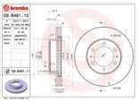 Brembo 09.B461.11 Disco Freno Oe 4351204050 Compatibile Con Tacoma, Land Cruiser