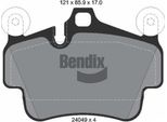 Bendix Braking BPD1288 Set Di Pastiglie Freno, Freno A Disco Oe 99735193902 Compatibile Con 911, Boxster, Cayman