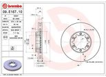 Brembo 09.E167.10 Disco Freno Oe 40206LC60A Compatibile Con NT400, Cabstar