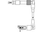 Bremi 381/18 Cavo Di Accensione Oe 92062324 Compatibile Con Captiva, Epica, Vectra, Leganza, Nubira, Astra F, Calibra A, Omega, Sintra