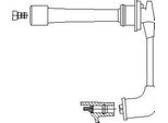 Bremi 6A85/22 Cavo Di Accensione Oe 2745026700 Compatibile Con Shuma, Rio, Cerato, Matrix, Getz, Elantra, Coupé, Accent