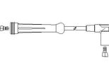 Bremi 649/70 Cavo Di Accensione Oe 7700742835 Compatibile Con Rapid, Megane, Clio