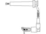 Bremi 8A15E76 Cavo Di Accensione Oe 4138501 Compatibile Con Mondeo, Cougar