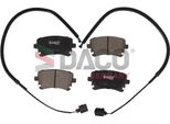 Daco Germany 320204 Set Di Pastiglie Freno, Freno A Disco Oe 3D0698451 Compatibile Con Phaeton