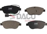 Daco Germany 322377 Set Di Pastiglie Freno, Freno A Disco Oe 5741585 Compatibile Con 500, 500C, Doblo, Ducato, Fiorino, Grande Punto, Punto, Qubo, Combo