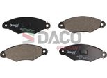 Daco Germany 323938 Set Di Pastiglie Freno, Freno A Disco Oe 172082 Compatibile Con Xsara, Kangoo, Thalia