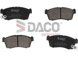 Daco Germany 320703 Set Di Pastiglie Freno, Freno A Disco Oe 04465B1050 Compatibile Con Pixo