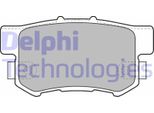 Delphi LP1507 Set Pastiglie Freno, Freno A Disco Oe 43022S7S010 Compatibile Con Stream, Shuttle, S2000, Prelude, Legend, Jazz, Insight, FR-V, CR-Z, CR-V, Civic, City, Accord, Sedici