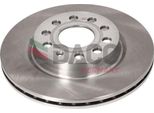 Daco Germany 604787 Disco Freno Oe 1K0615301AC Compatibile Con A3 8P, Altea, Altea Xl, Leon, Toledo, Octavia, Yeti, Beetle, Caddy, Golf Plus, Golf V, Golf Vi, Jetta