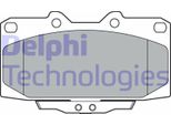 Delphi LP3409 Set Pastiglie Freno, Freno A Disco Oe 446552360 Compatibile Con Yaris