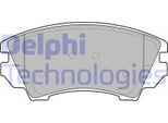 Delphi LP2081 Set Pastiglie Freno, Freno A Disco Oe 13237751 Compatibile Con Zafira, Insignia, Cascada, Astra J, Malibu, Camaro