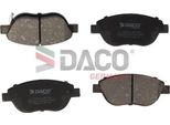 Daco Germany 323646 Set Di Pastiglie Freno, Freno A Disco Oe 77366481 Compatibile Con 500L, Corsa D