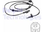Delphi SS20711 Sensore Velocità Ruota Oe 46837687 Compatibile Con Punto