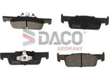 Daco Germany 323032 Set Di Pastiglie Freno, Freno A Disco Oe 410602581R Compatibile Con Logan, Sandero, Clio, Twingo, Forfour, Fortwo