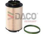 Daco Germany DFF0201 Filtro Carburante Oe 1K0127177 Compatibile Con A3 8P, Altea, Altea Xl, Leon, Toledo, Octavia, Caddy, Golf Plus, Golf V, Jetta, Phaeton, Touran