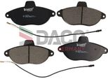 Daco Germany 321934 Set Di Pastiglie Freno, Freno A Disco Oe 425126 Compatibile Con Evasion, Jumpy, Scudo, Ulysse, 806, Expert