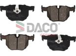 Daco Germany 320307 Set Di Pastiglie Freno, Freno A Disco Oe 2339272 Compatibile Con Serie 5 E60, Serie 5 E61, Serie 6 E63, Serie 6 E64