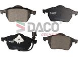 Daco Germany 324757 Set Di Pastiglie Freno, Freno A Disco Oe 1J0615105AE Compatibile Con A3 8L, Tt, Leon, Toledo, Octavia, Bora, Golf Iv, Golf V, New Beetle, Polo 9N