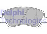 Delphi LP2497 Set Pastiglie Freno, Freno A Disco Oe 1064001724 Compatibile Con Accent, Bayon, I20, Rio