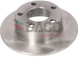 Daco Germany 604730 Disco Freno Oe 4A0615301A Compatibile Con A6 4A, A6 4B, Superb, Passat 3B, Passat 3C