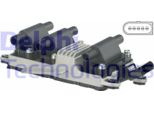 Delphi GN10409-12B1 Bobina Di Accensione Oe 078905104 Compatibile Con Passat 3B, Superb, A8 4D, A6 4B, A6 4A, A4 8H, A4 8E, A4 8D