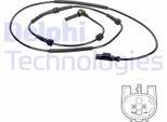 Delphi SS20635 Sensore Velocità Ruota Oe 46842227 Compatibile Con Alf. 147
