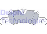 Delphi LP3546 Set Pastiglie Freno, Freno A Disco Oe 95835293971 Compatibile Con Cayenne