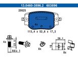 Ate 13.0460-3896.2 Set Di Pastiglie Freno, Freno A Disco Oe 1673597480 Compatibile Con Jumpy, Spacetourer, Vivaro, Zafira, Expert, Traveller