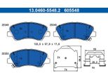 Ate 13.0460-5548.2 Set Di Pastiglie Freno, Freno A Disco Oe 58101C8A60 Compatibile Con Accent, Bayon, I20, Solaria, Rio