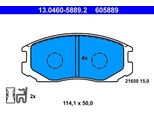 Ate 13.0460-5889.2 Set Di Pastiglie Freno, Freno A Disco Oe MR389511 Compatibile Con Colt, Lancer