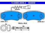 Ate 13.0460-4859.2 Set Di Pastiglie Freno, Freno A Disco Oe D4060MA000 Compatibile Con Cabstar, NT400