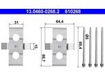 Ate 13.0460-0268.2 Set Di Accessori, Pastiglie Freno A Disco Oe Compatibile Con Classe E