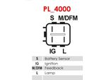 AS-PL A6687SR Alternatore Oe 270600T010 Compatibile Con Corolla, Auris