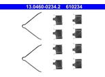 Ate 13.0460-0234.2 Set Di Accessori, Pastiglie Freno A Disco Oe FB0649290B Compatibili Con 6, Premacy