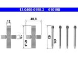 Ate 13.0460-0198.2 Set Di Accessori, Pastiglie Freno A Disco Oe Compatibile Con Omega, Senator