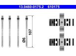 Ate 13.0460-0175.2 Set Di Accessori, Pastiglie Freno A Disco Oe 77364688 Compatibili Con Mito