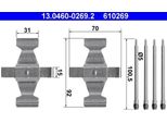 Ate 13.0460-0269.2 Set Di Accessori, Pastiglie Freno A Disco Oe Compatibile Con Classe C, Classe M, Classe S, Sl