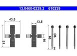 Ate 13.0460-0239.2 Set Di Accessori, Pastiglie Freno A Disco Oe 0004215291 Compatibile Con Classe E, Classe S