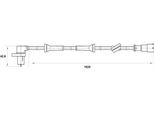 Bosch 0 265 006 197 Sensore Velocità Ruota Oe Compatibile Con Alf. 145, Alf. 146, Alf. 155, Coupé, Tempra, Dedra, Delta
