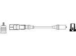 Bosch 0 356 912 884 Cavo Di Accensione Oe Compatibile Con Cordoba, Ibiza, Inca, Toledo, Caddy, Golf Iii, Golf Iv, Passat 35I, Polo 6V, Vento