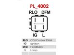 AS-PL A6061PR Alternatore Oe 270600T050 Compatibile Con Verso, Rav 4, Corolla, Avensis, Auris