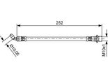 Bosch 1 987 481 662 Tubo Freno Oe 9094702D31 Compatibile Con Land Cruiser