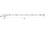 Bosch 0 265 006 327 Sensore Velocità Ruota Oe Compatibile Con Carisma, Space Star