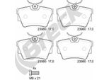 Breck 23980 00 703 00 Set Di Pastiglie Freno, Freno A Disco Oe 4406000QAF Compatibile Con Trafic, Vivaro, Primastar
