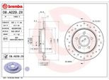Brembo 08.A029.2X Disco Freno Oe 1223540 Compatibile Con Focus, C-Max